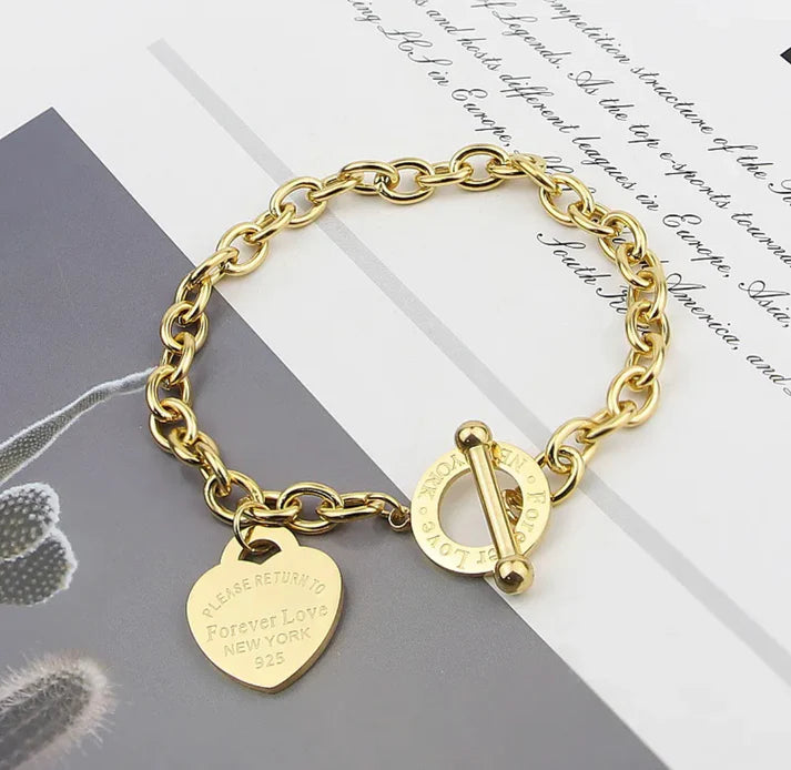 Forever Love Tag Bracelet