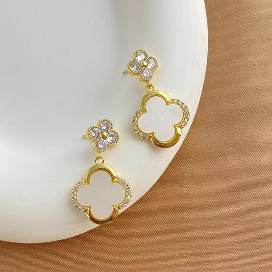 Double Clover Earrings