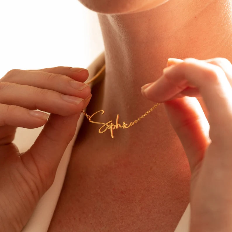 Cursive Custom Name Necklace