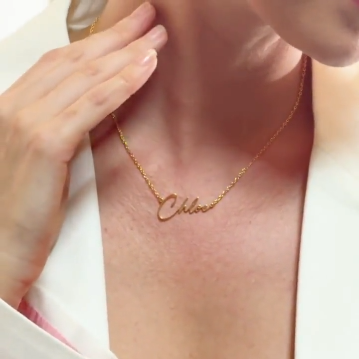 Cursive Custom Name Necklace