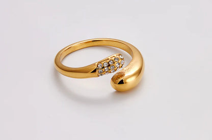 Adjustable Chunky Gold Ring